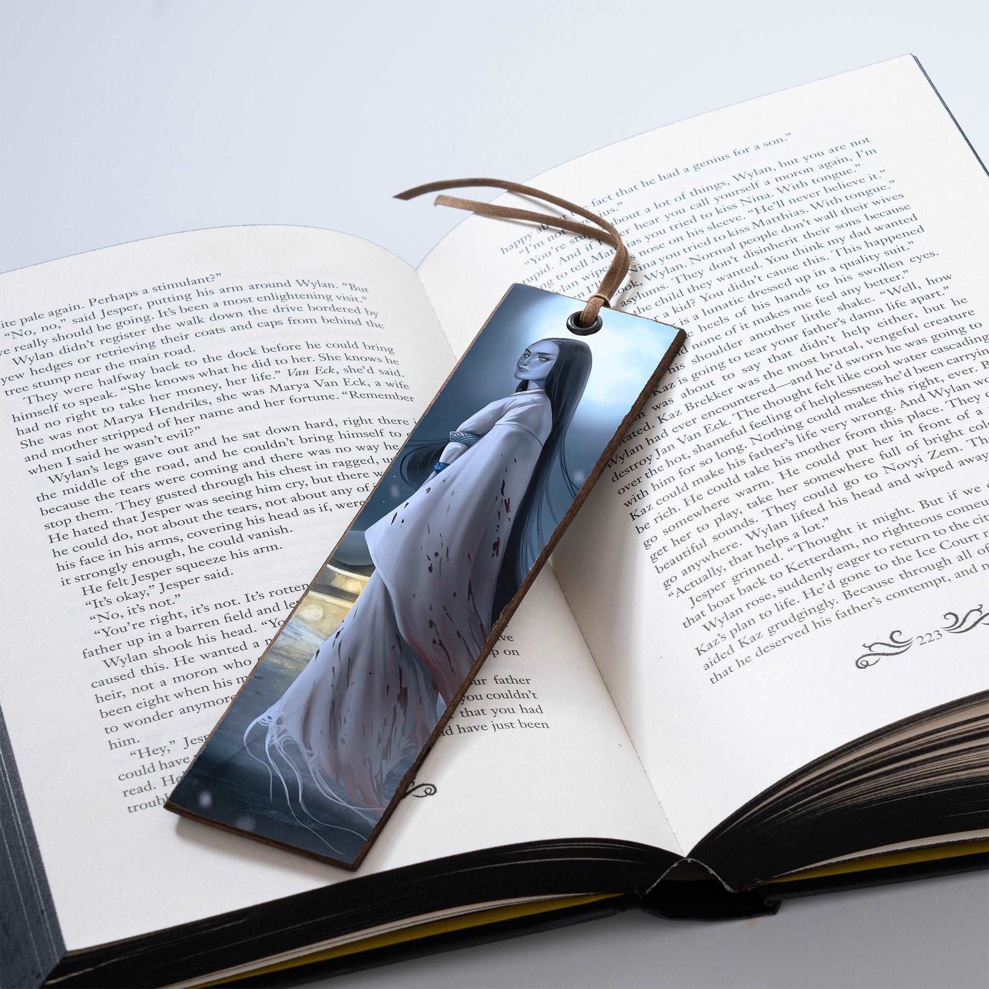 YUKI-ONNA WOODEN BOOKMARK - WB020 - Apnoia