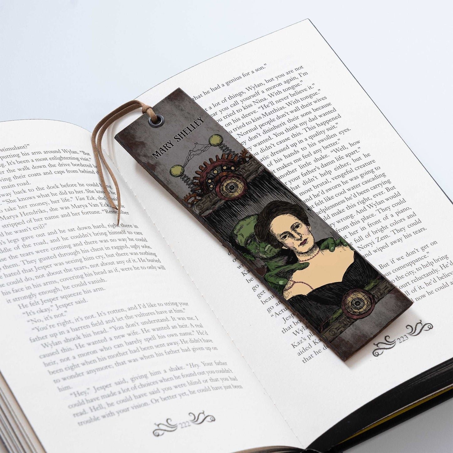 MARY SHELLEY WOODEN BOOKMARK- WB024 - Apnoia
