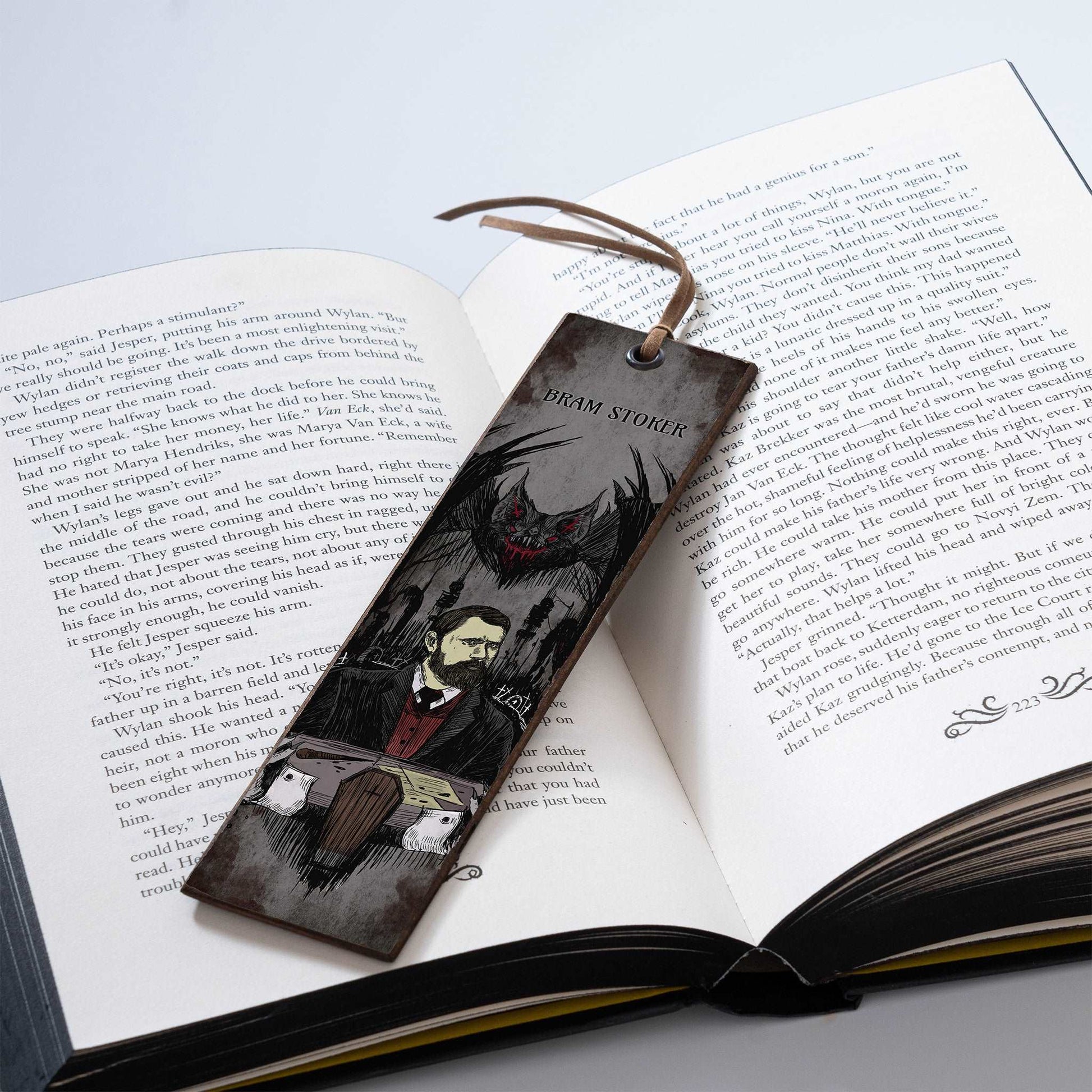 BRAM STOKER WOODEN BOOKMARK - WB026 - Apnoia