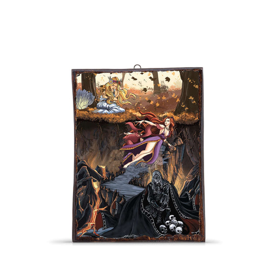 THE ABDUCTION OF PERSEPHONE WOODEN FRAME - WF015 - Apnoia