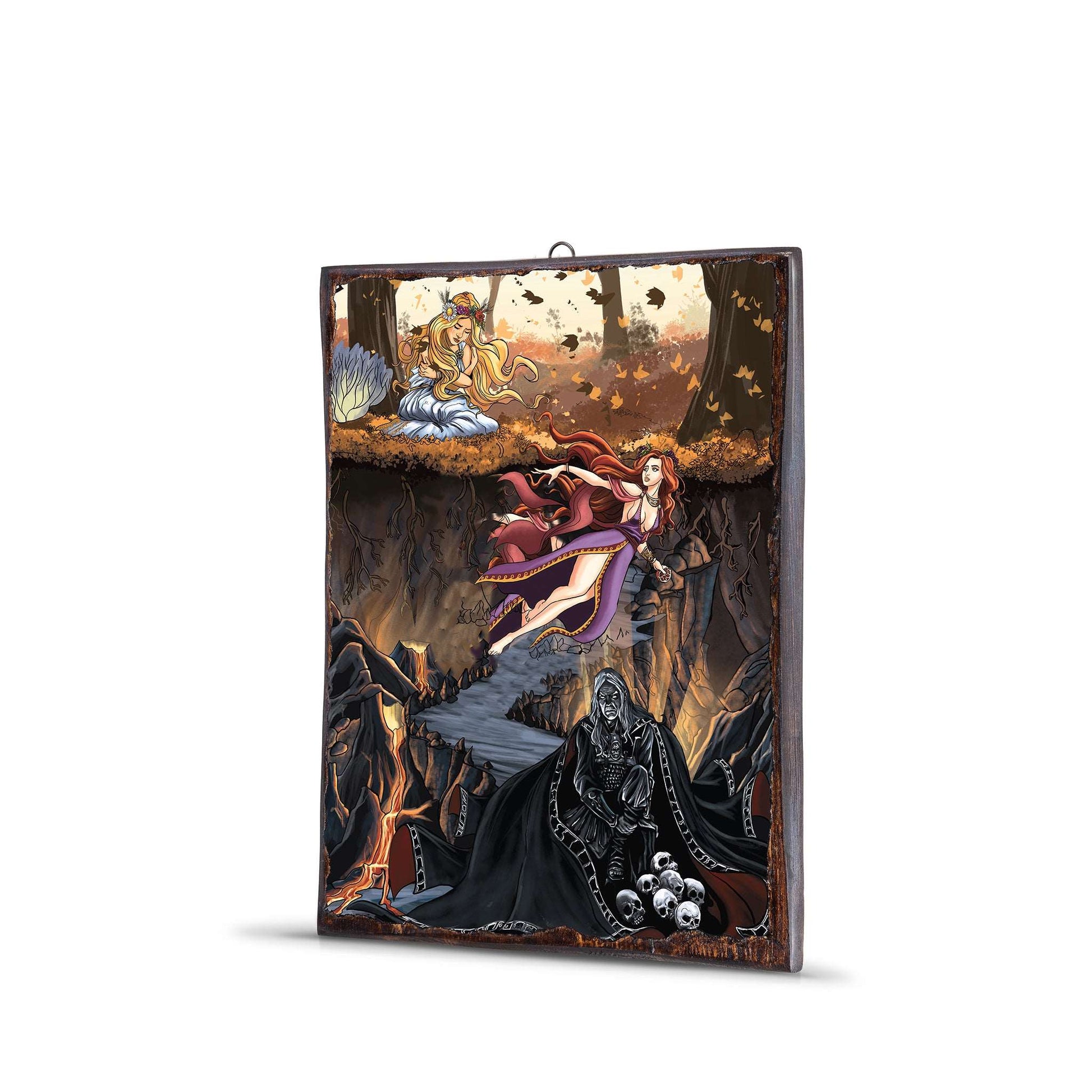 THE ABDUCTION OF PERSEPHONE WOODEN FRAME - WF015 - Apnoia