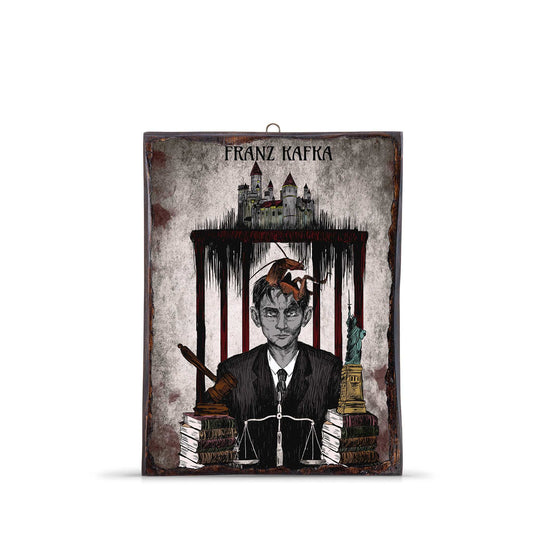 FRANZ KAFKA WOODEN FRAME - WF022 - Apnoia