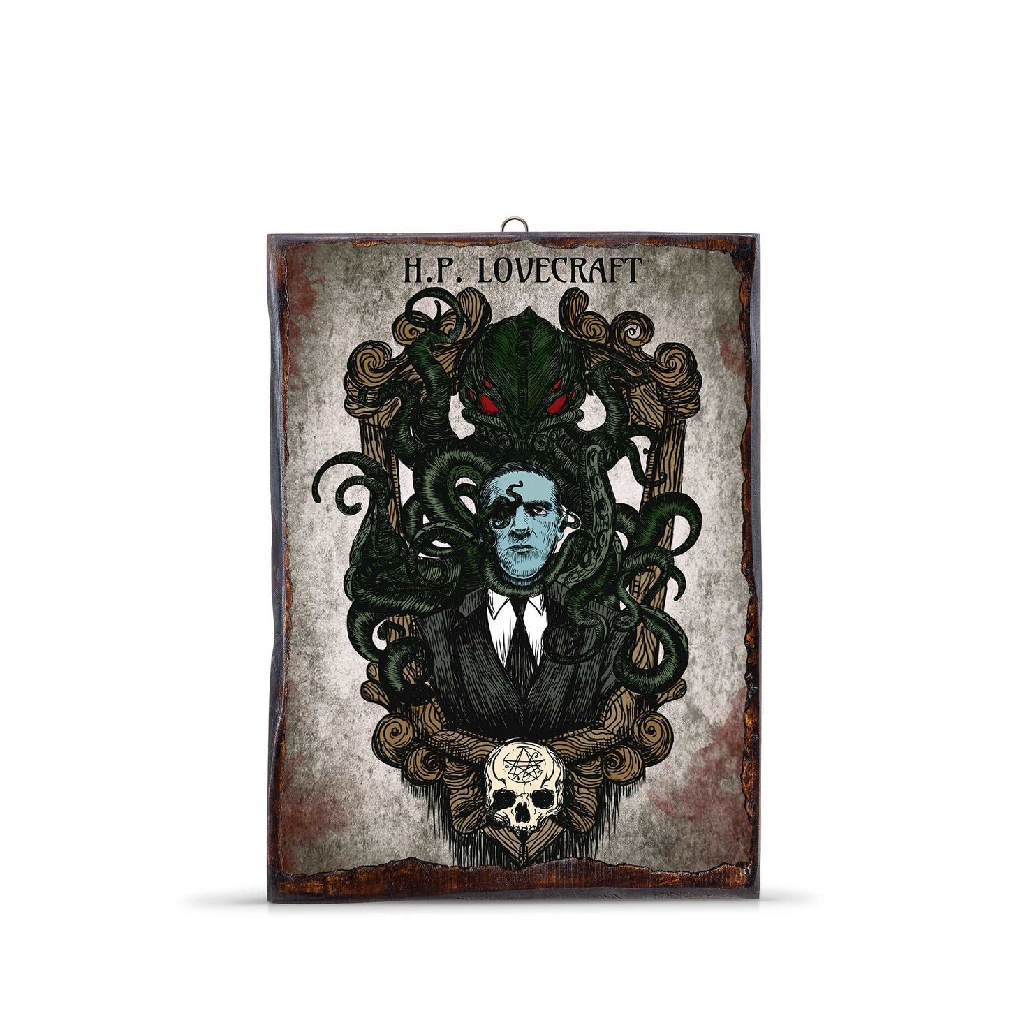 H.P LOVECRAFT WOODEN FRAME - WF023 - Apnoia