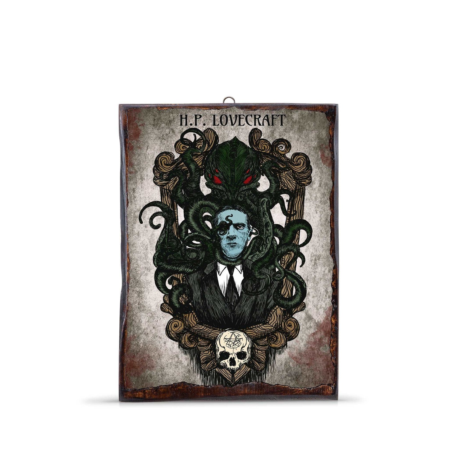 H.P LOVECRAFT WOODEN FRAME - WF023 - Apnoia