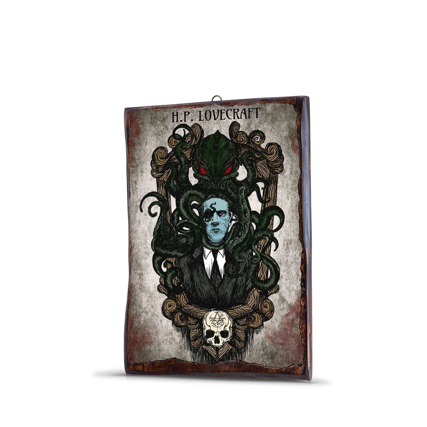 H.P LOVECRAFT WOODEN FRAME - WF023 - Apnoia