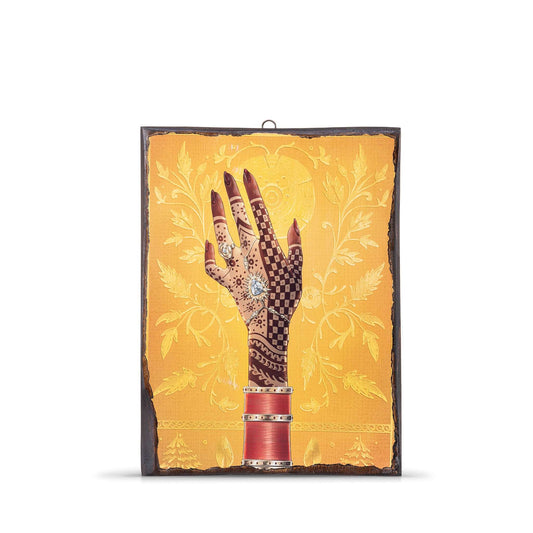 INDIAN HENNA WOODEN FRAME - WF039 - Apnoia