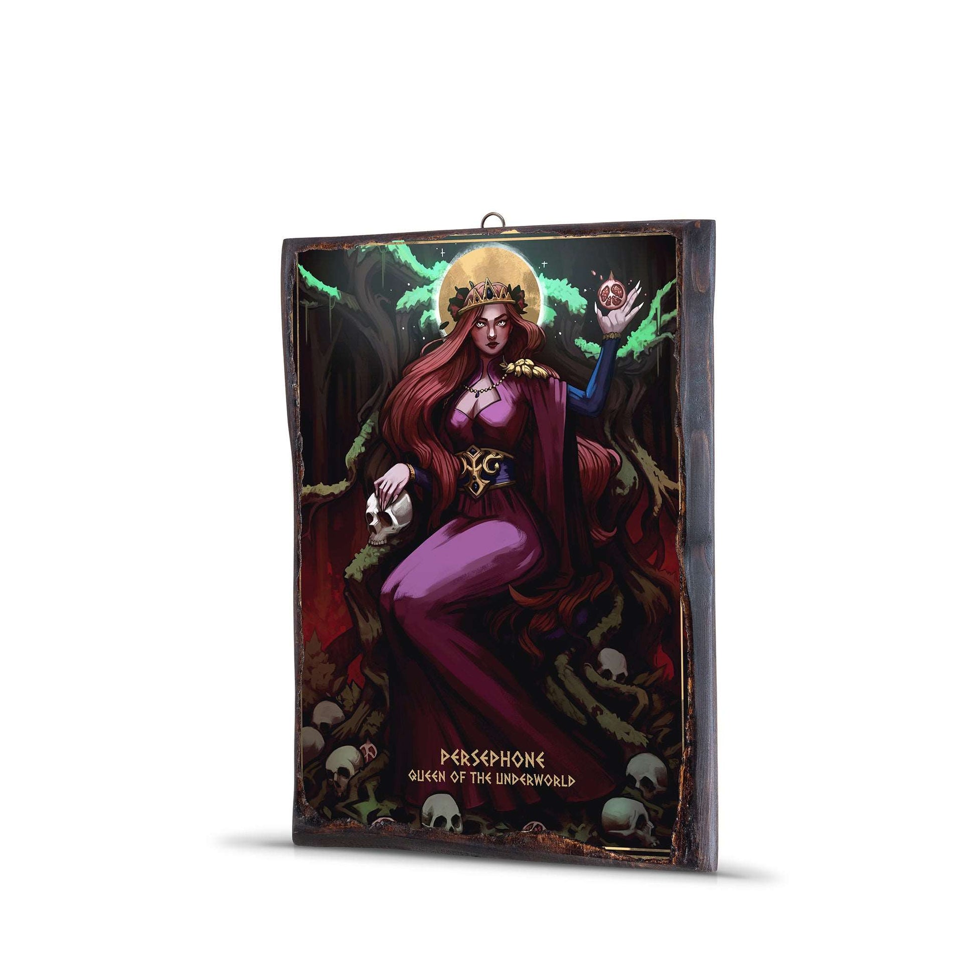 PERSEPHONE QUEEN OF THE UNDERWORLD WOODEN FRAME - WF054 - Apnoia