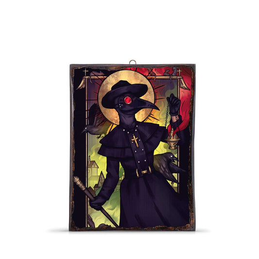 PLAGUE DOCTOR WOODEN FRAME - WF055 - Apnoia
