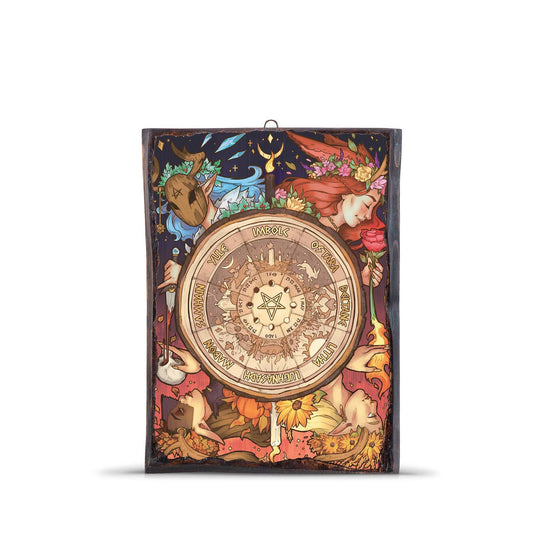 PAGAN YEAR WHEEL WOODEN FRAME - WF073 - Apnoia