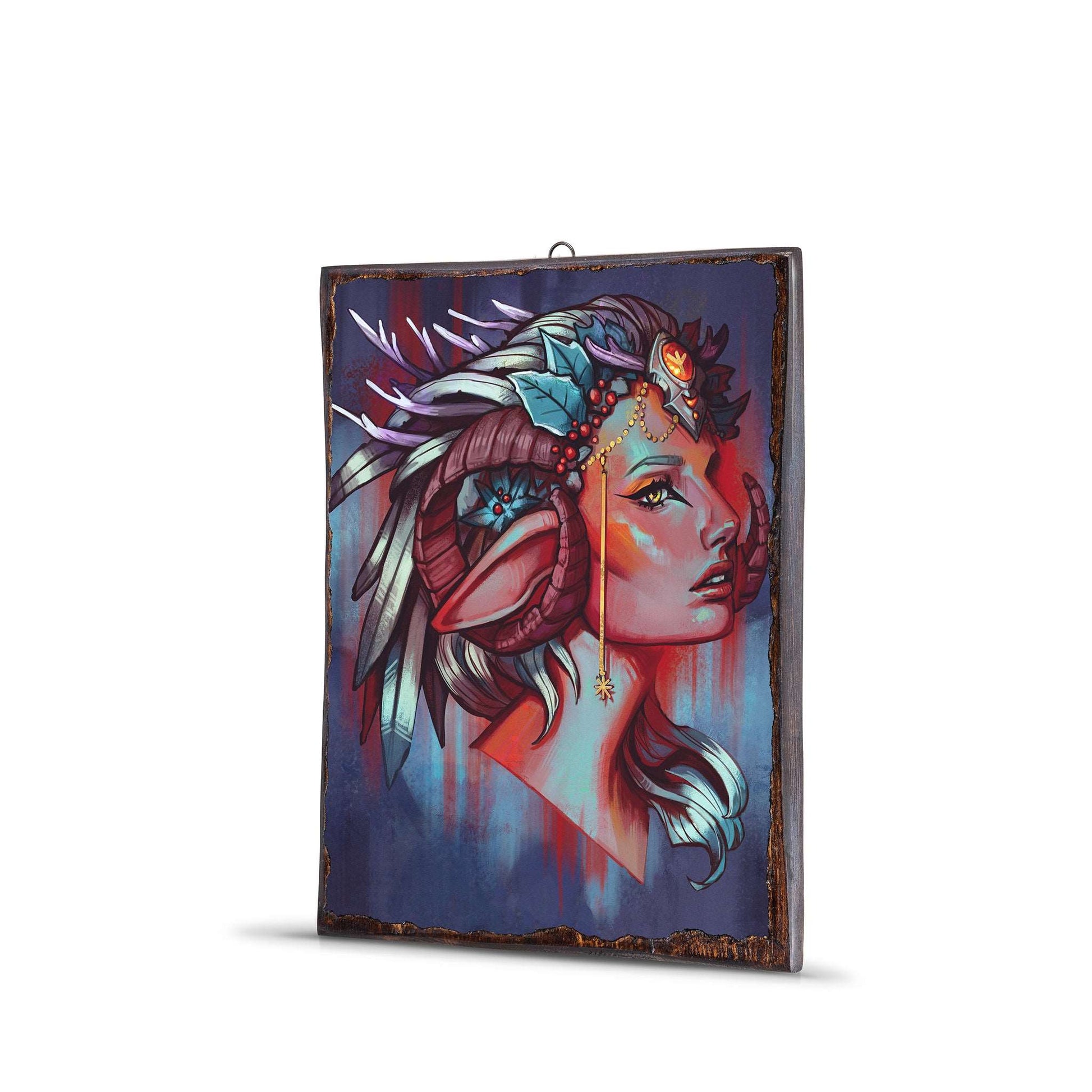SATYR WOMAN WOODEN FRAME - WF077 - Apnoia