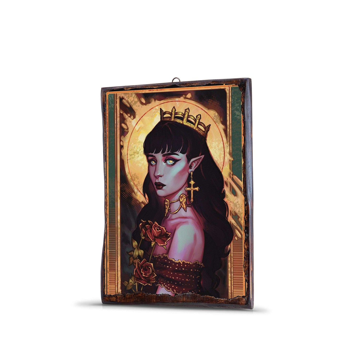 QUEEN OF ROSES WOODEN FRAME - WF082 - Apnoia