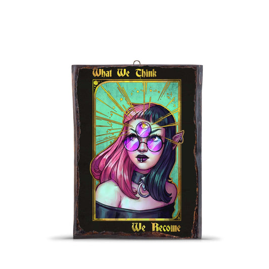 POWER OF THINKING WOODEN FRAME - WF091 - Apnoia