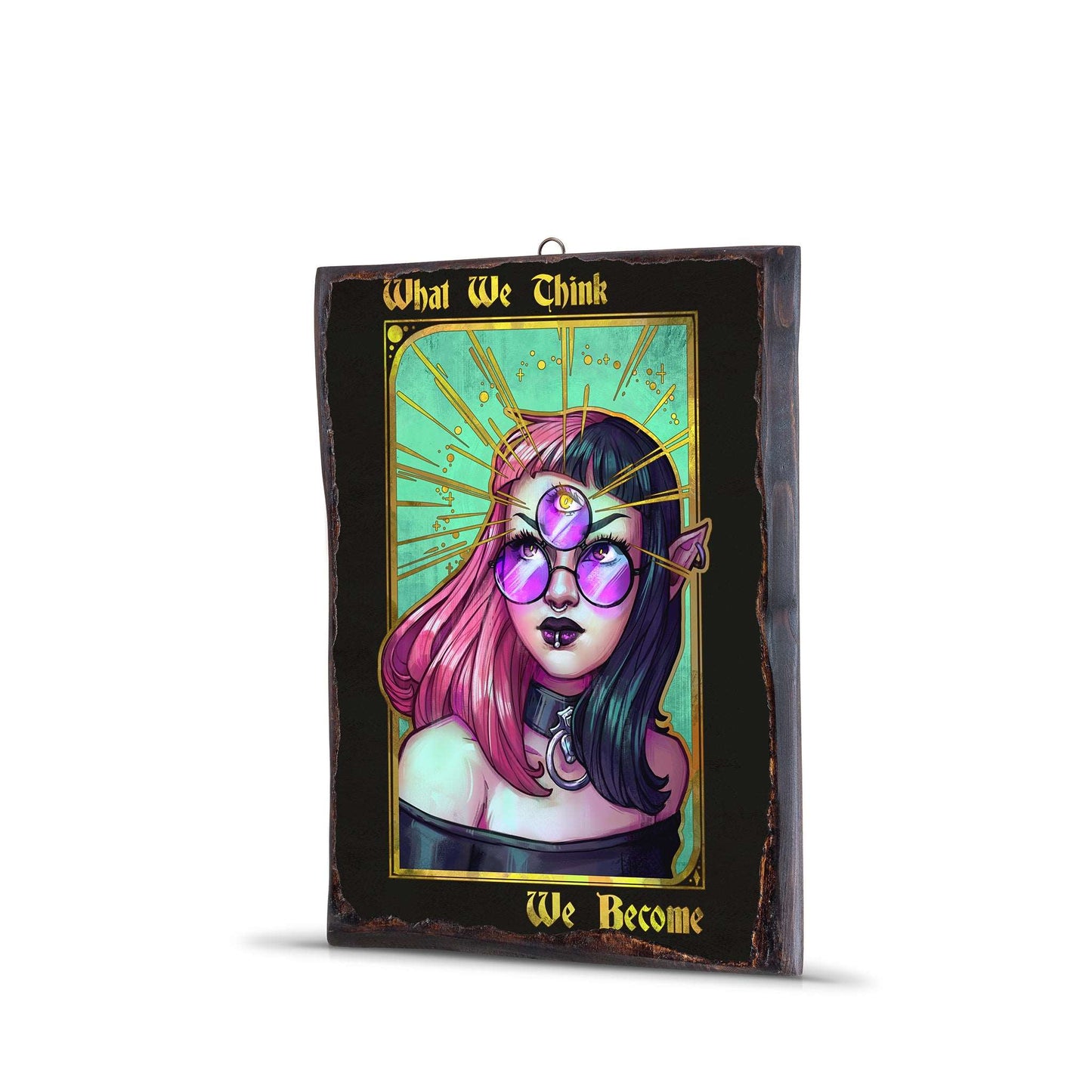 POWER OF THINKING WOODEN FRAME - WF091 - Apnoia