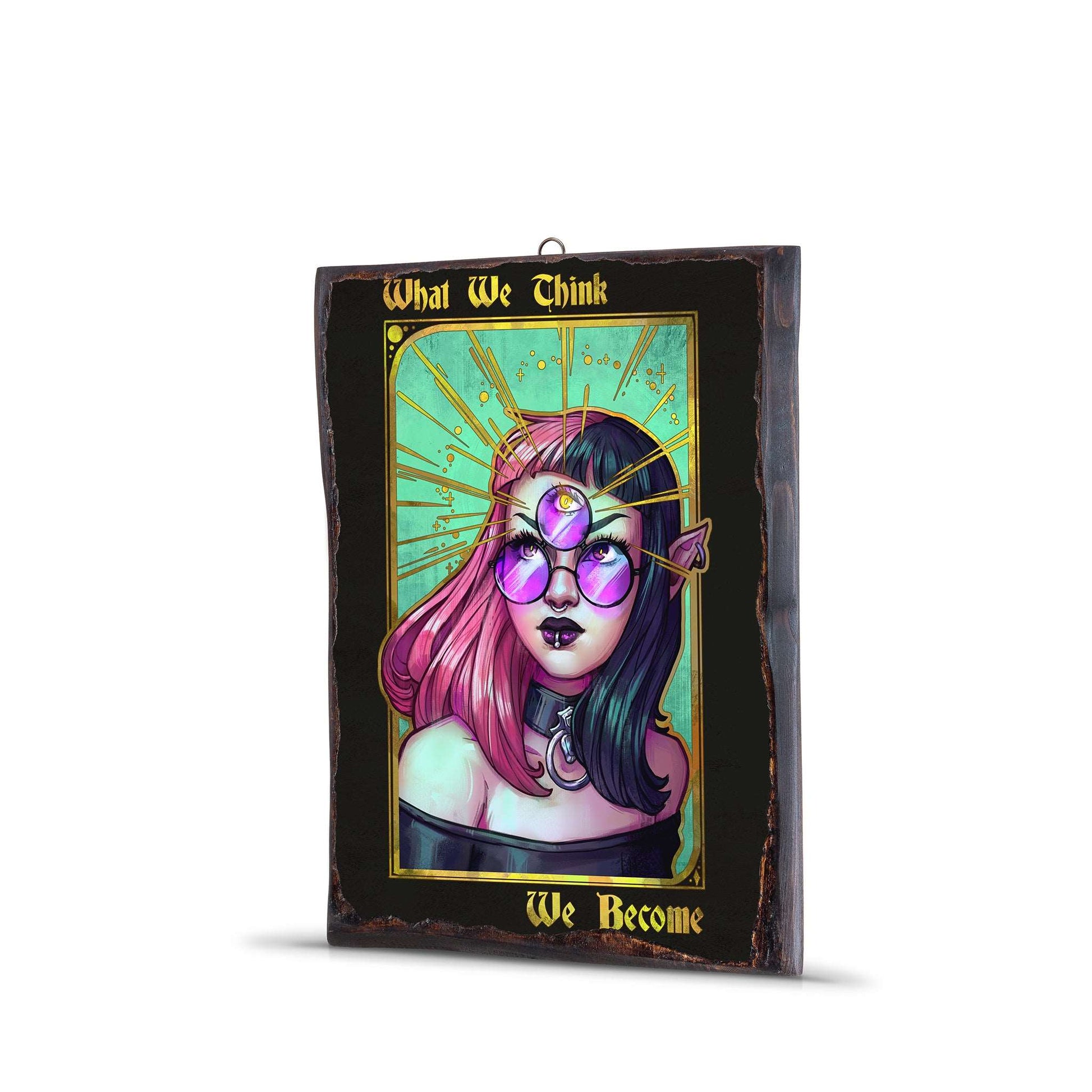 POWER OF THINKING WOODEN FRAME - WF091 - Apnoia