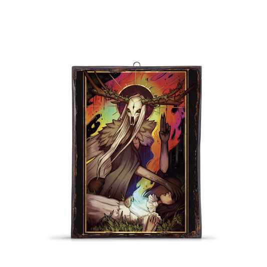 HORNED GOD WOODEN FRAME - WF126 - Apnoia