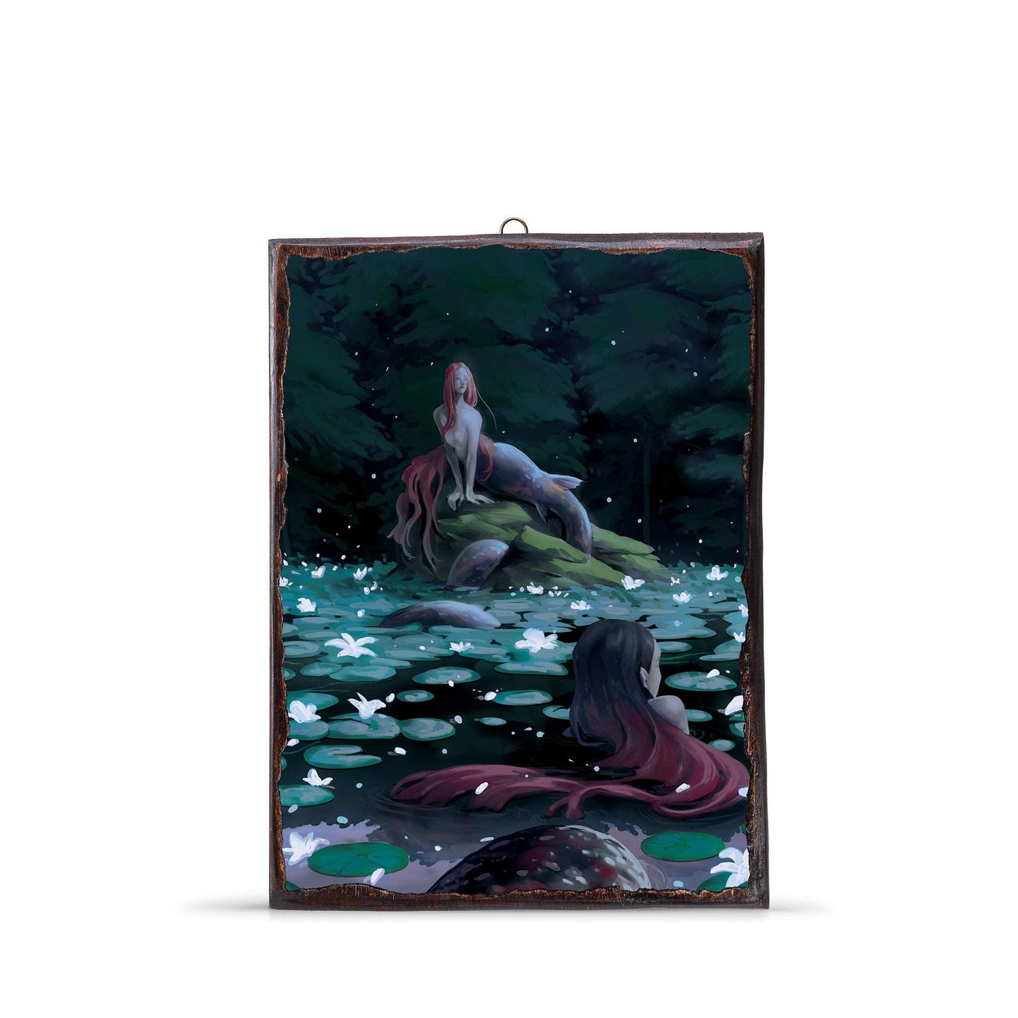 MERMAIDS WOODEN FRAME - WF136 - Apnoia