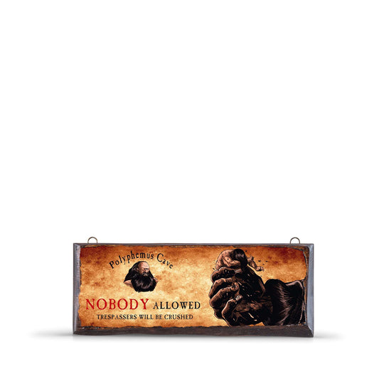 POLYPHEMUS CAVE WOODEN SIGN - WS006 - Apnoia