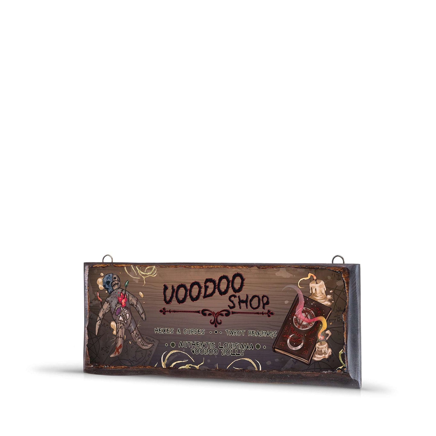 VOODOO SHOP WOODEN SIGN - WS007 - Apnoia