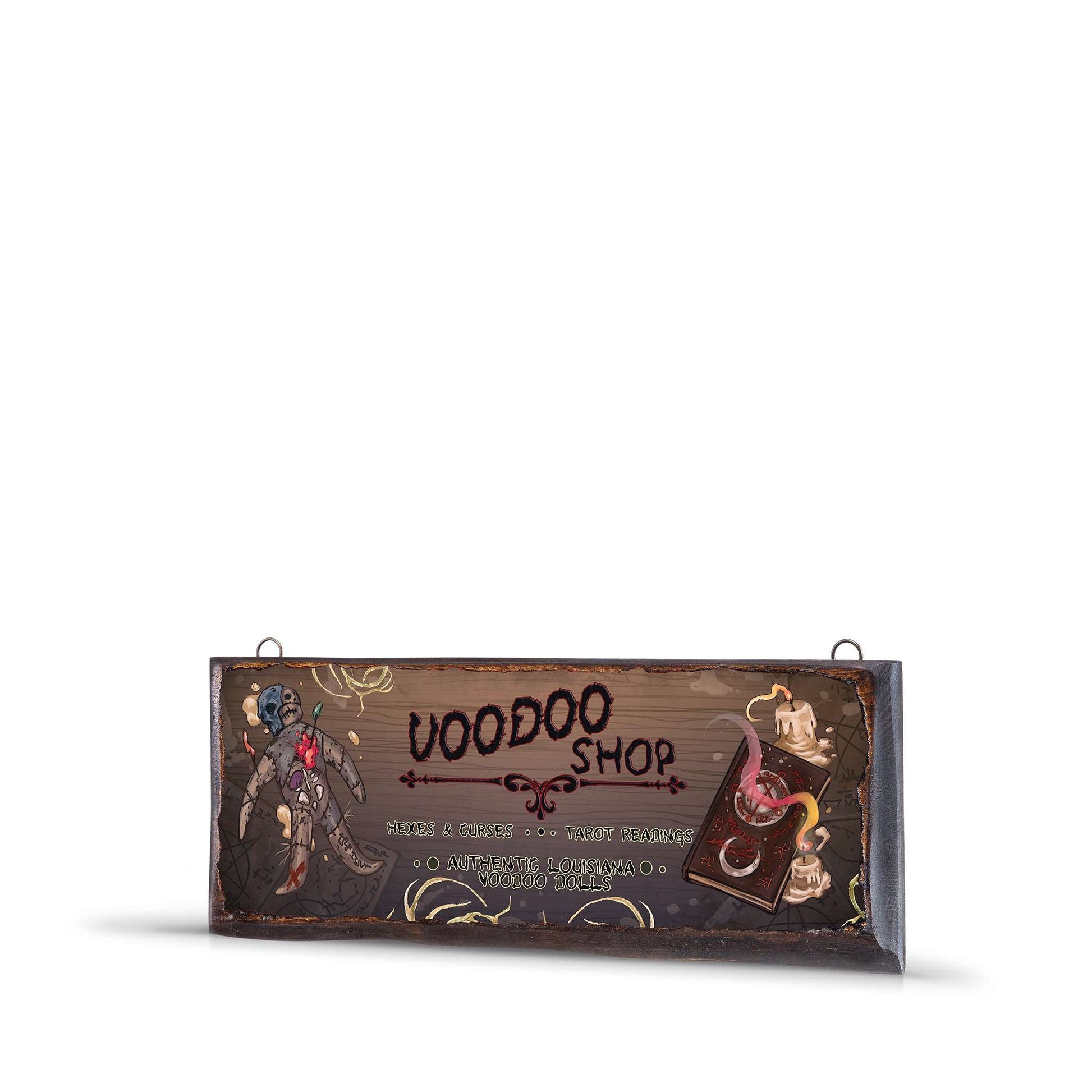 VOODOO SHOP WOODEN SIGN - WS007 - Apnoia