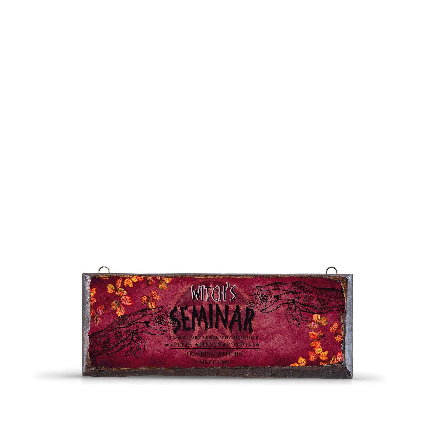 WITCH'S SEMINAR WOODEN SIGN -WS018 - Apnoia