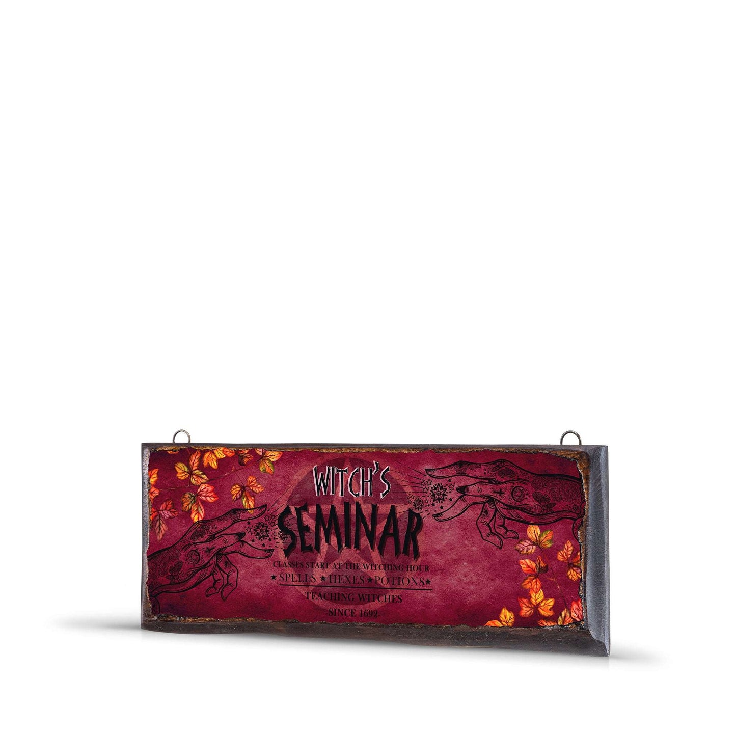 WITCH'S SEMINAR WOODEN SIGN -WS018 - Apnoia