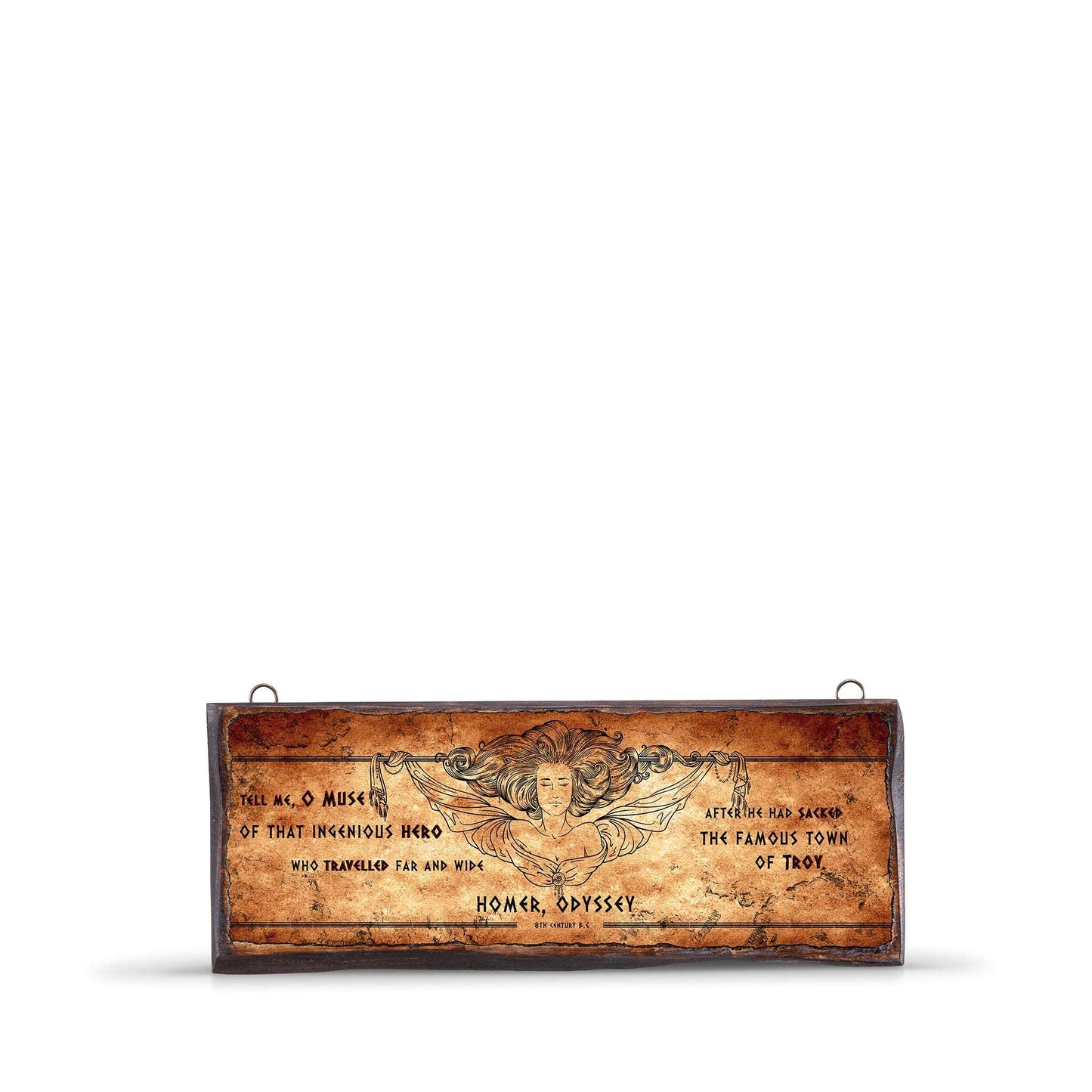 MUSE AND HOMER WOODEN SIGN-WS019 - Apnoia