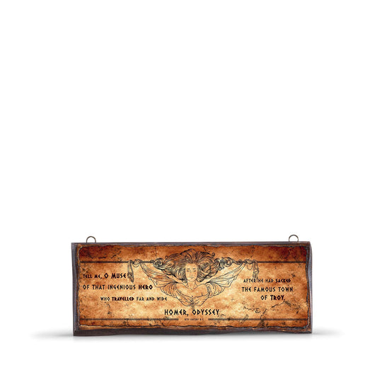 MUSE AND HOMER WOODEN SIGN-WS019 - Apnoia