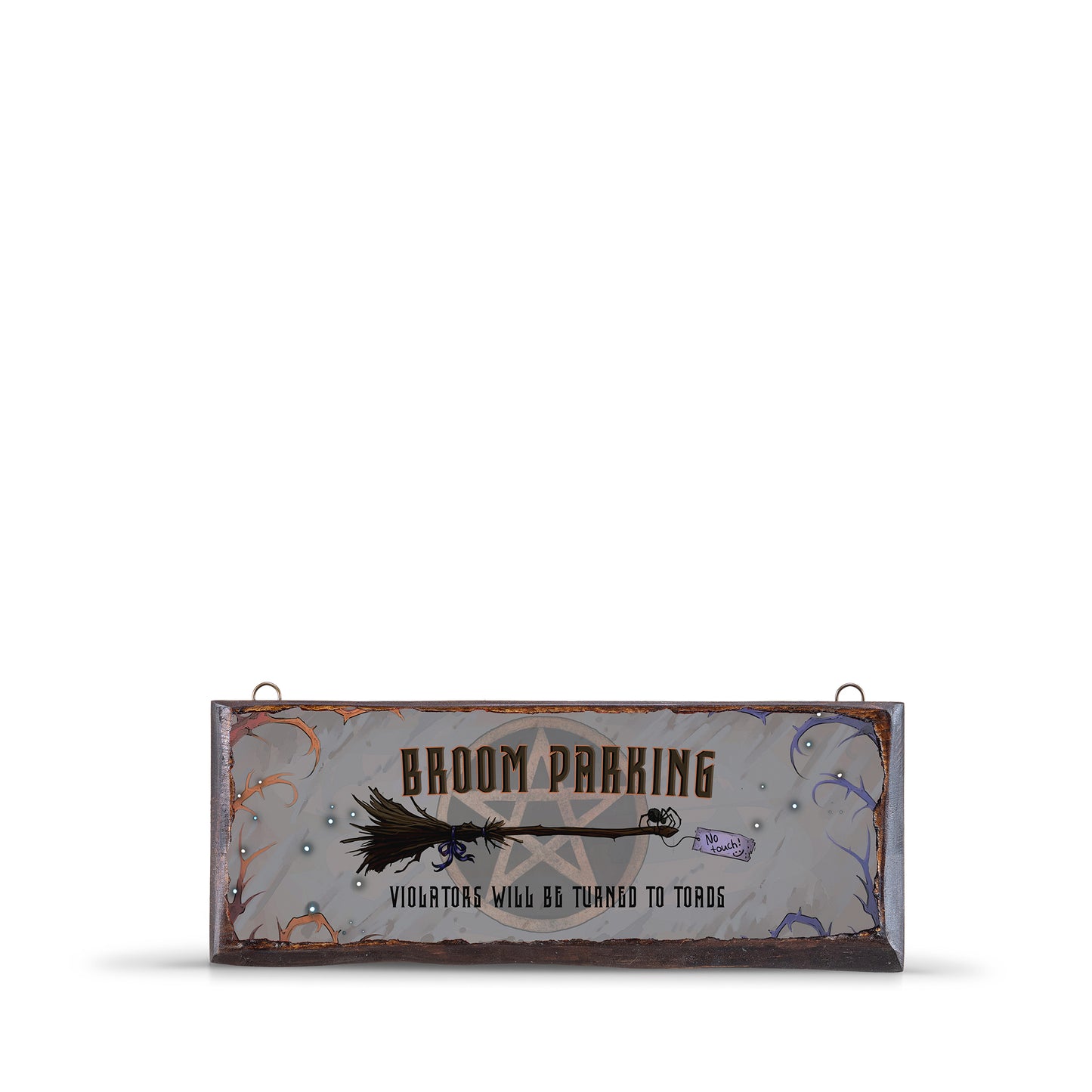 BROOM PARKING WOODEN SIGN - WS020