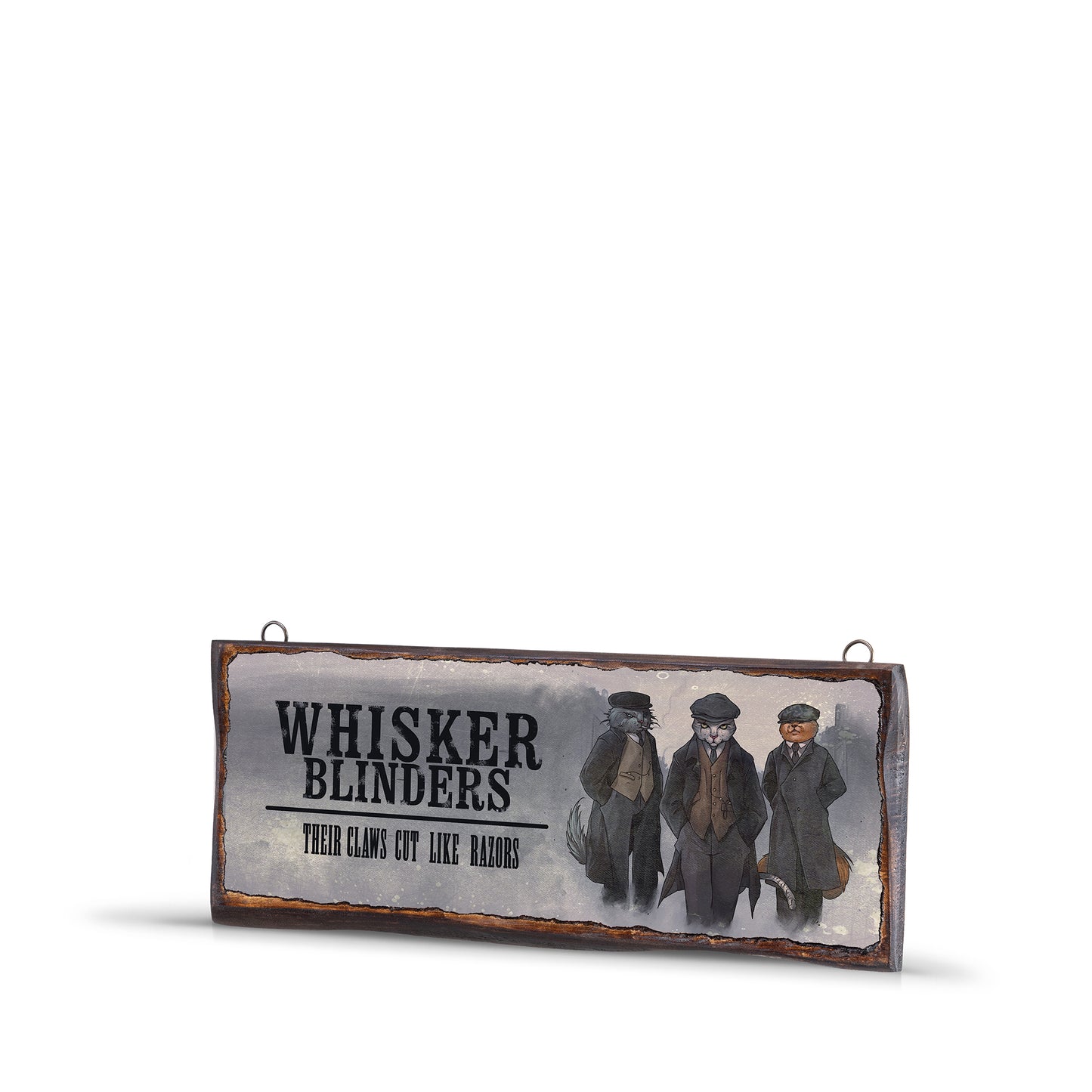 WHISKER BLINDERS WOODEN SIGN - WS037