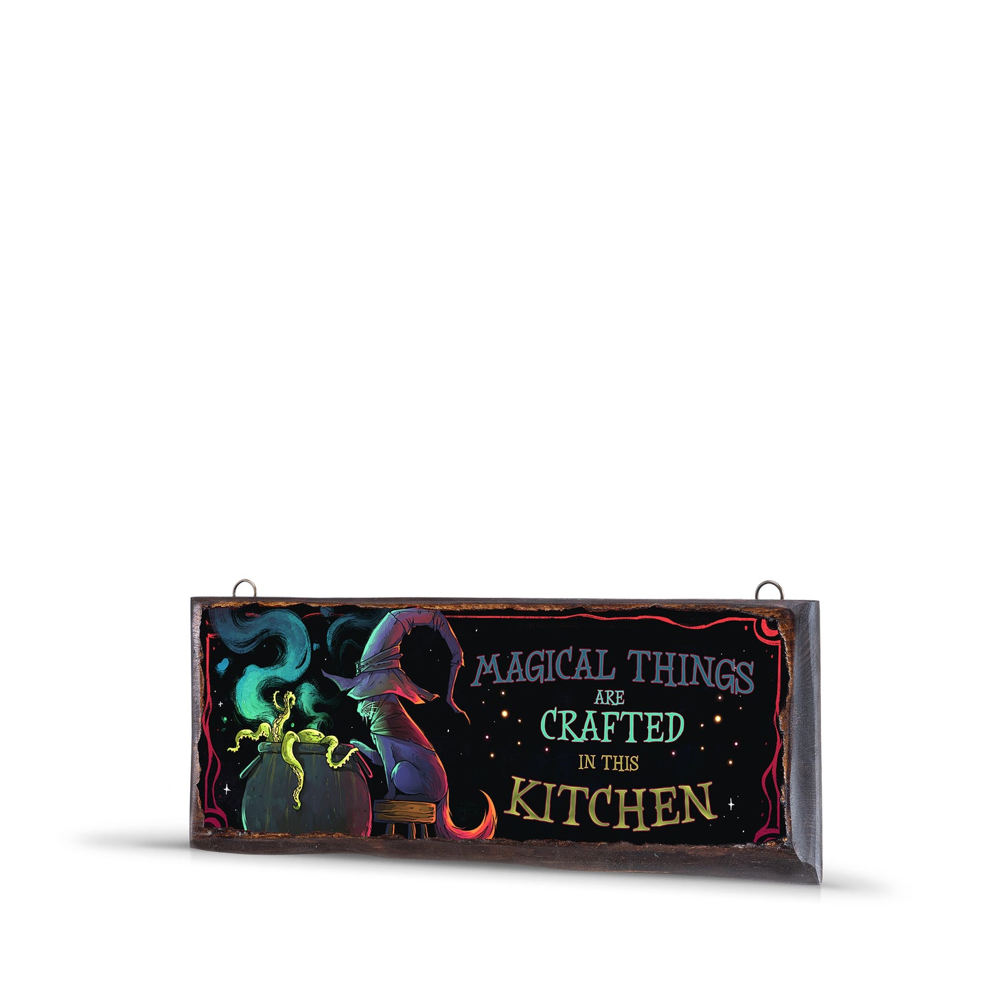 MAGICAL THINGS ARE CRAFTED IN THIS KITCHEN HOME WOODEN SIGN-WS041