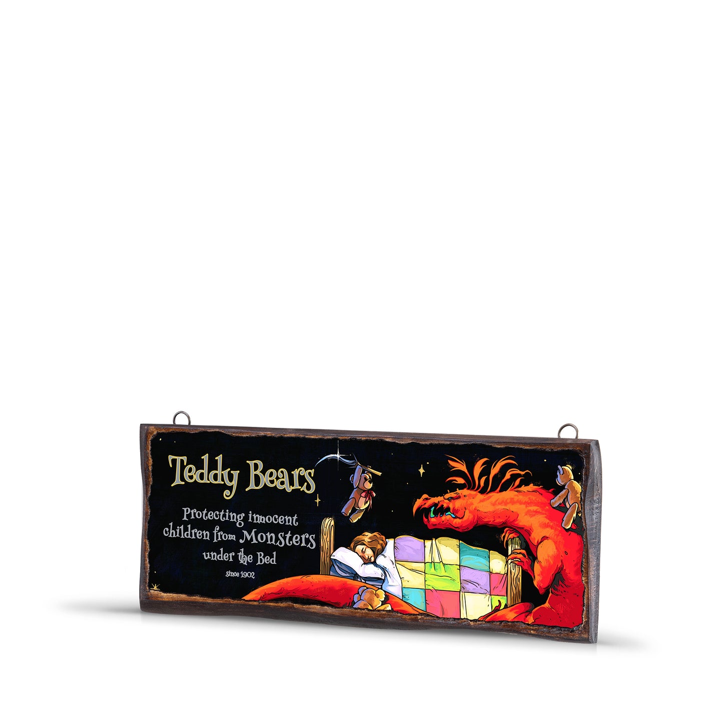 TEDDY BEARS WOODEN SIGN – WS043