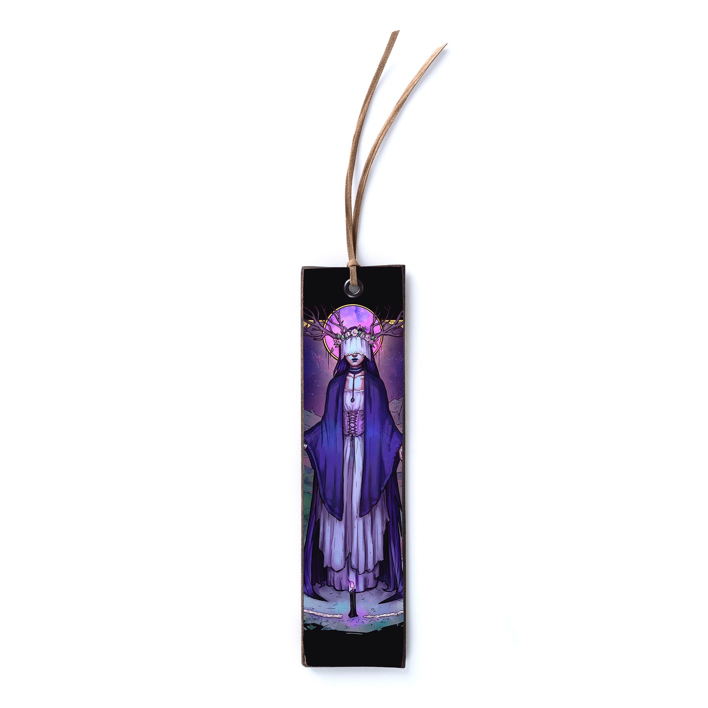 MOON PRIESTESS WOODEN BOOKMARK- WB001 - Apnoia
