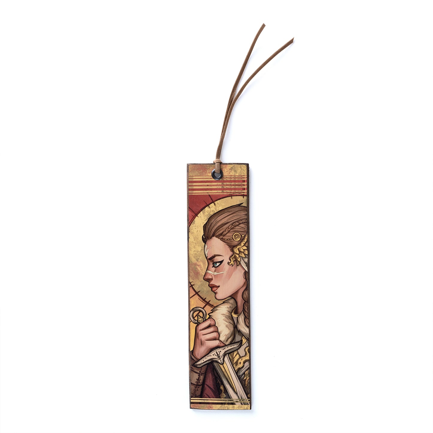 VALKYRIE PORTRAIT WOODEN BOOKMARK - WB017 - Apnoia