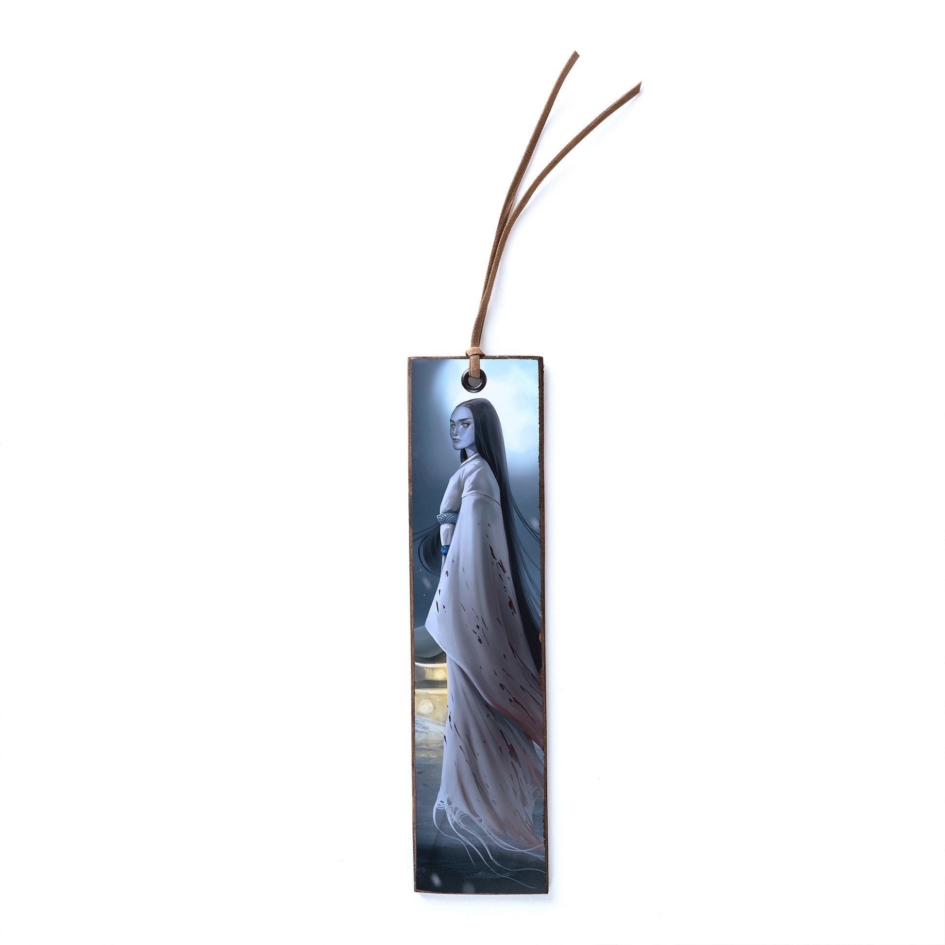 YUKI-ONNA WOODEN BOOKMARK - WB020 - Apnoia