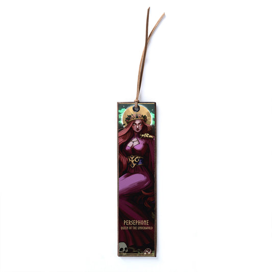 PERSEPHONE QUEEN OF THE UNDERWORLD WOODEN BOOKMARK - WB021 - Apnoia