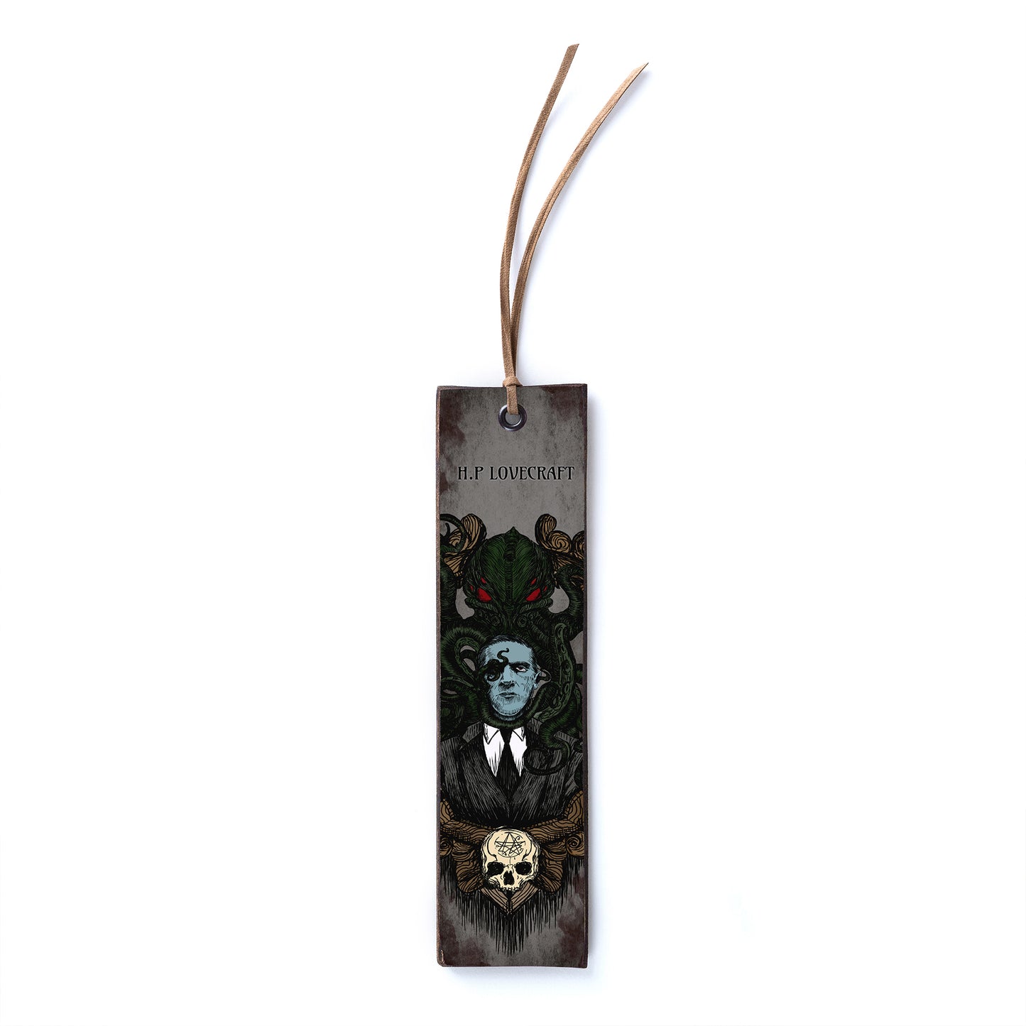 H.P LOVECRAFT WOODEN BOOKMARK- WB022 - Apnoia