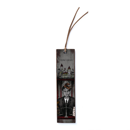 FRANZ KAFKA WOODEN BOOKMARK - WB023 - Apnoia
