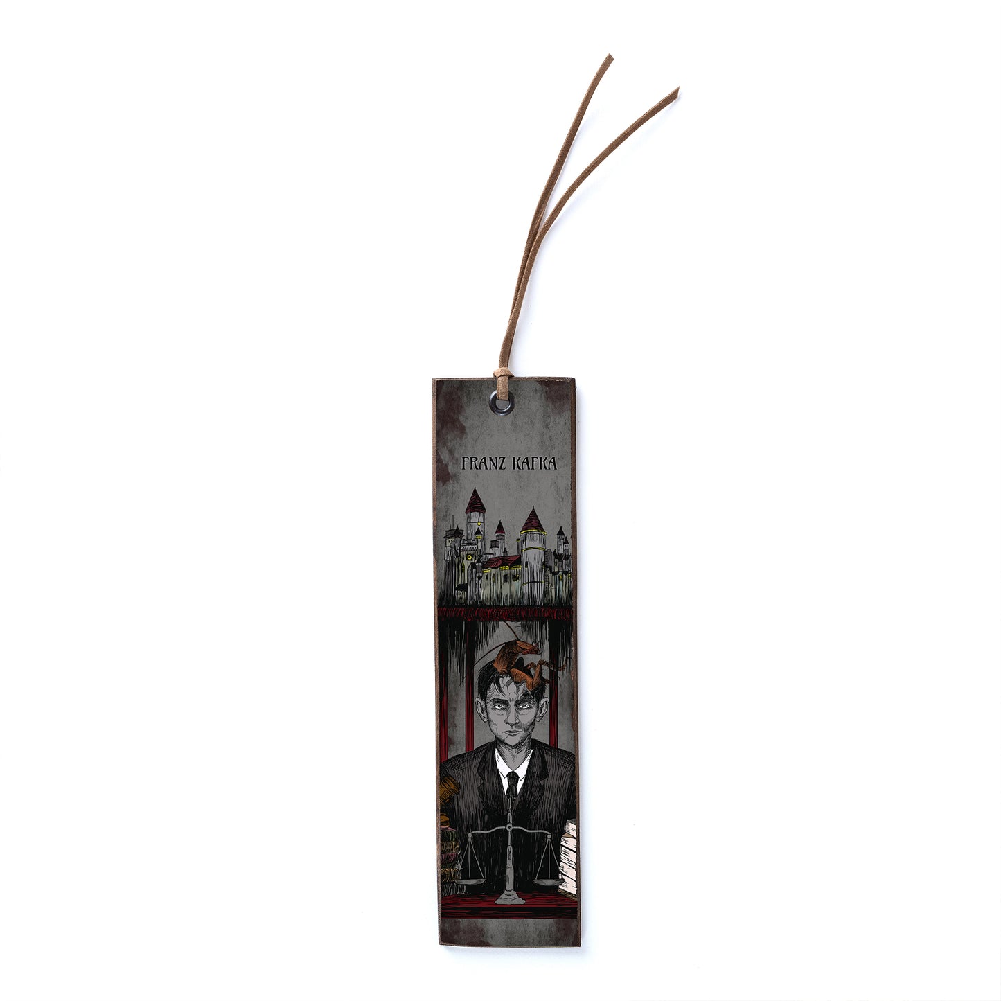 FRANZ KAFKA WOODEN BOOKMARK - WB023 - Apnoia