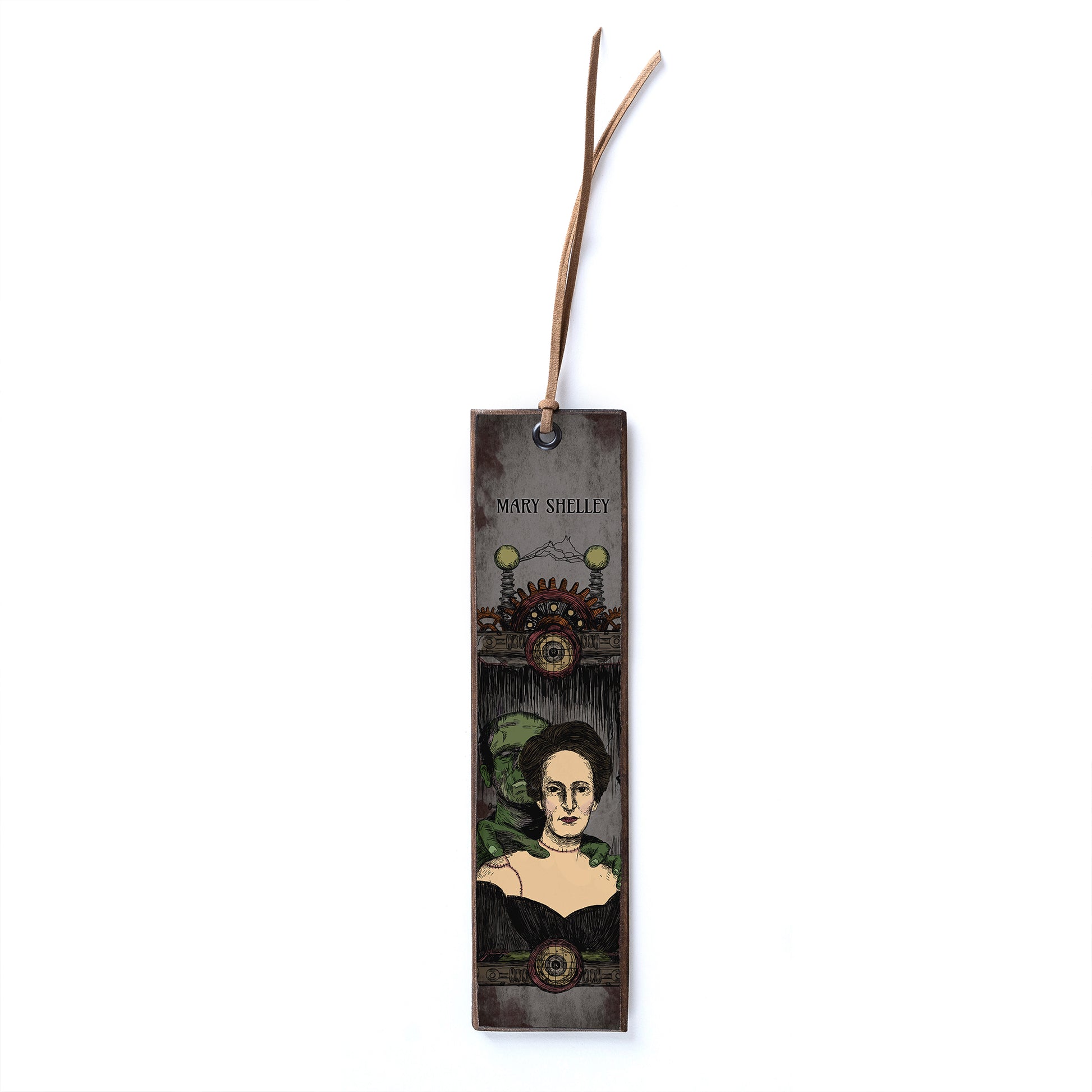 MARY SHELLEY WOODEN BOOKMARK- WB024 - Apnoia