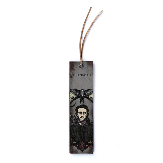 EDGAR ALLAN POE WOODEN BOOKMARK - WB025 - Apnoia