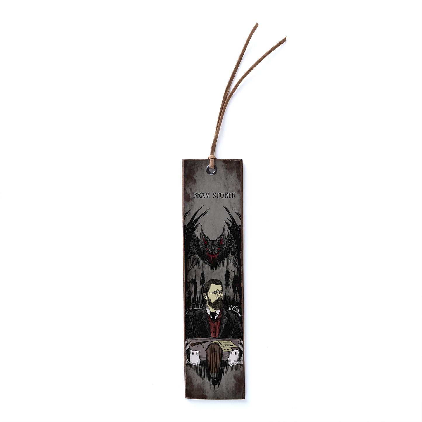 BRAM STOKER WOODEN BOOKMARK - WB026 - Apnoia