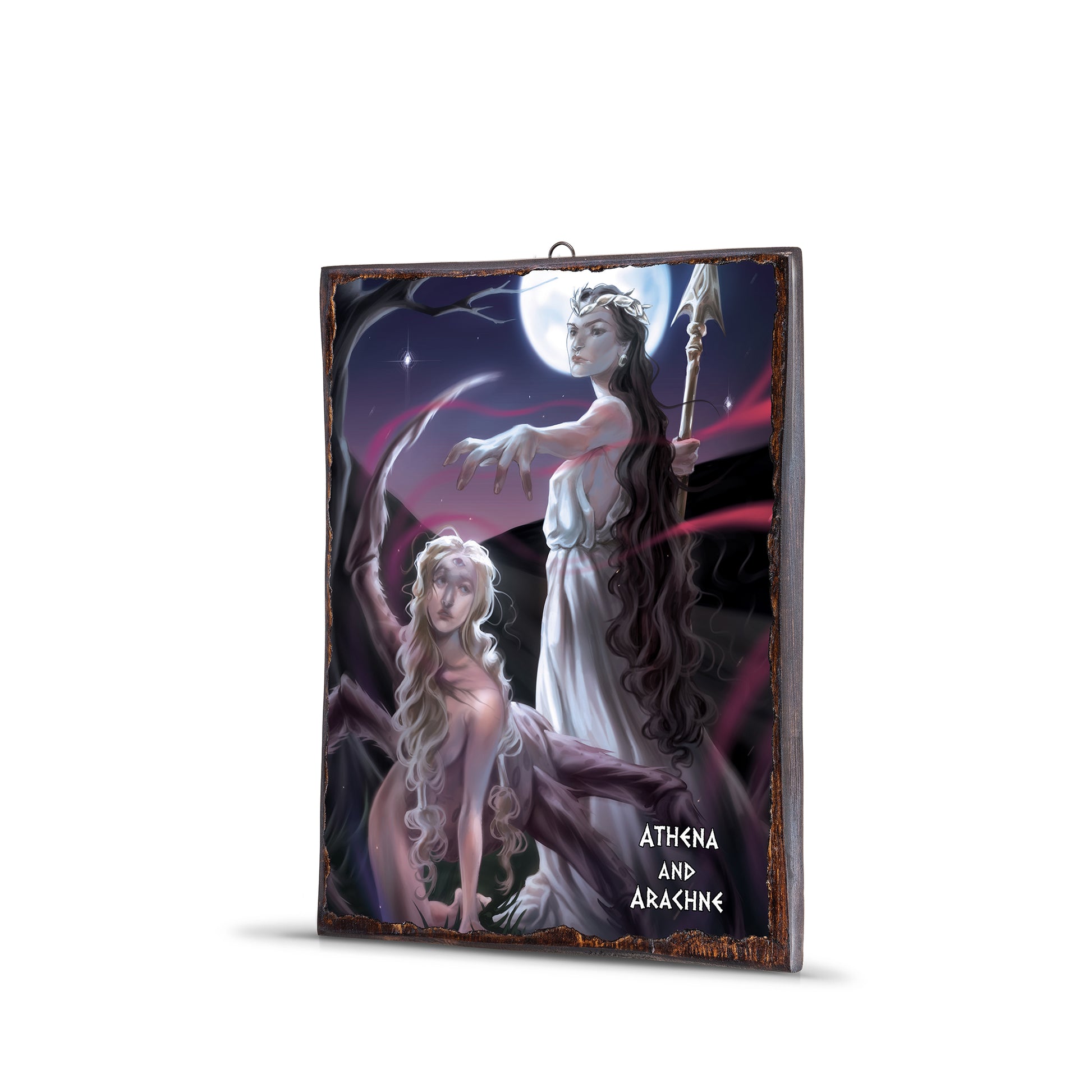 ATHENA AND ARACHNE WOODEN FRAME - WF031 - Apnoia