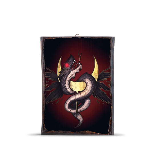 DEMON BASILISK WOODEN FRAME - WF131 - Apnoia