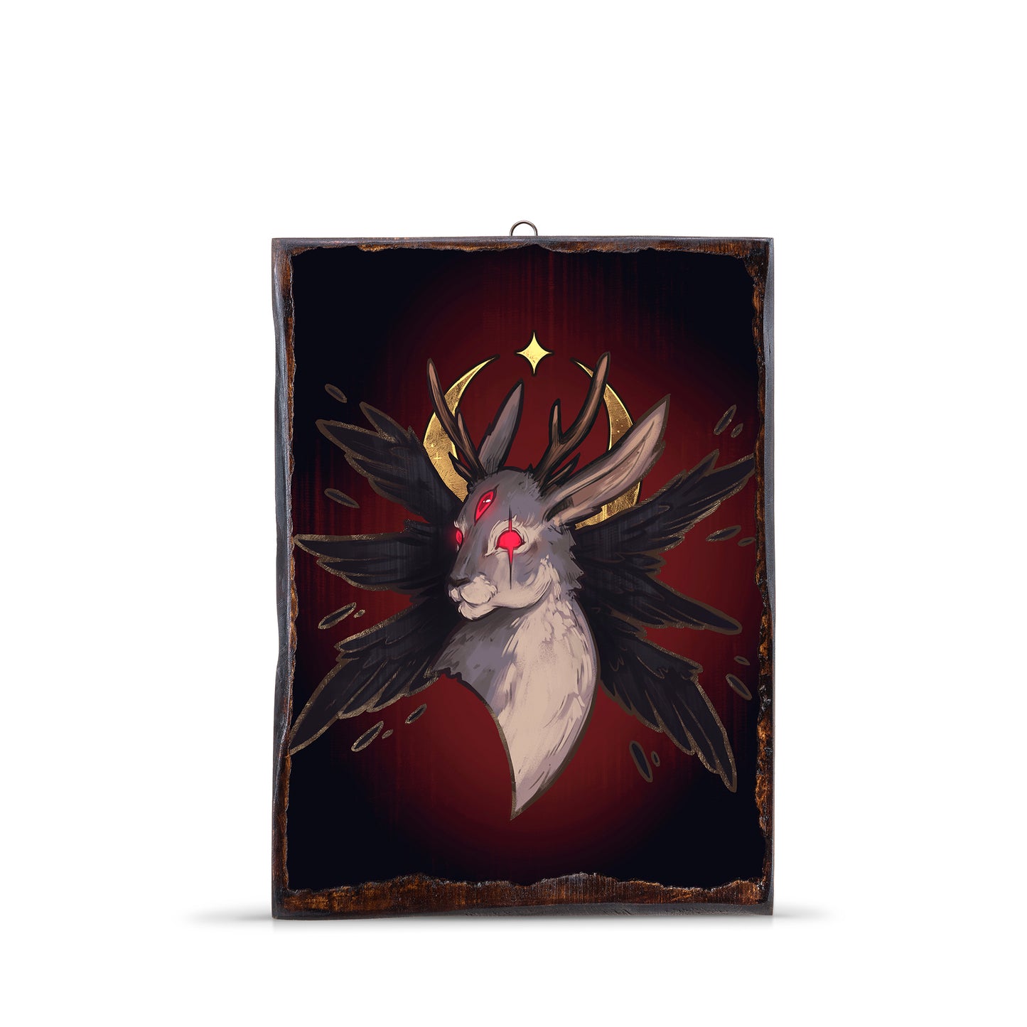 DEMON JACKALOPE WOODEN FRAME - WF134 - Apnoia