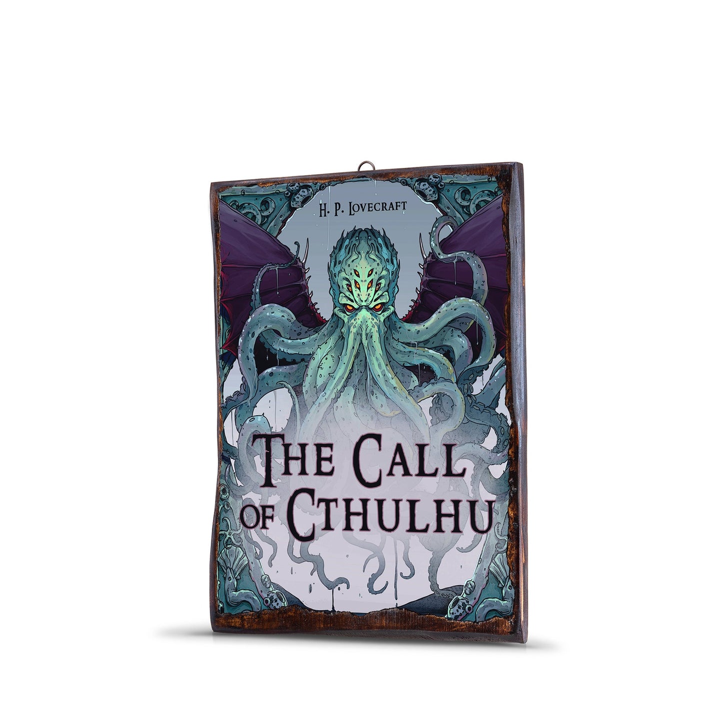 H.P LOVECRAFT THE CALL OF CTHULHU WOODEN FRAME – WF160 – Apnoia