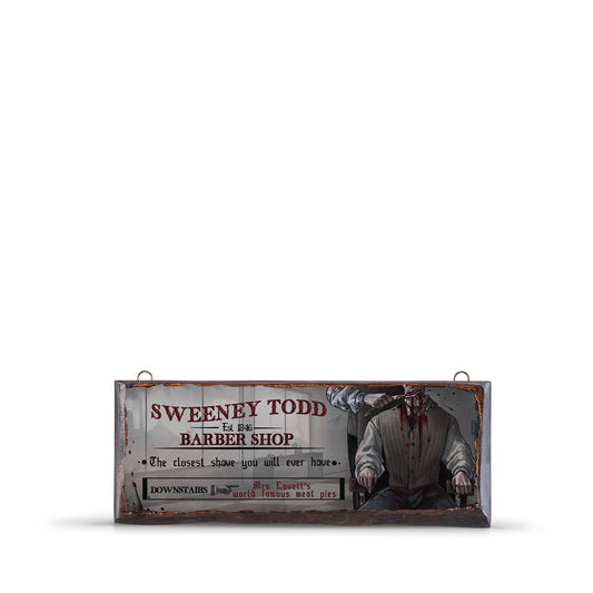 SWEENEY TODD WOODEN SIGN -WS004 - Apnoia