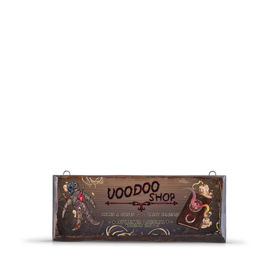 VOODOO SHOP WOODEN SIGN - WS007 - Apnoia