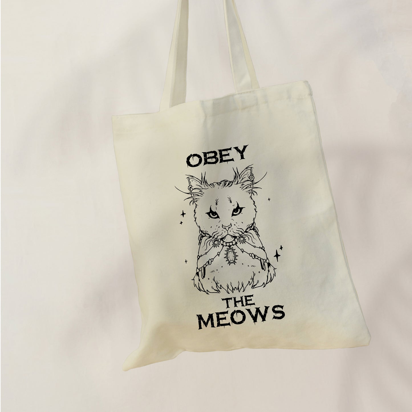 OBEY THE MEOWS TOTE BAG - TB001