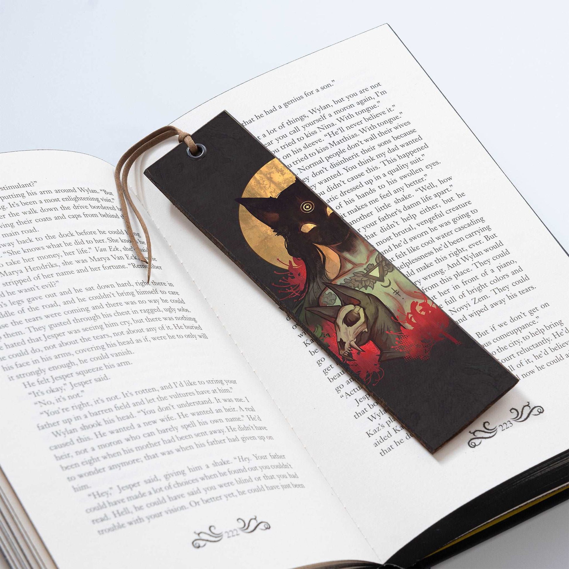 PAGAN WICCA WOODEN BOOKMARK- WB014 - Apnoia