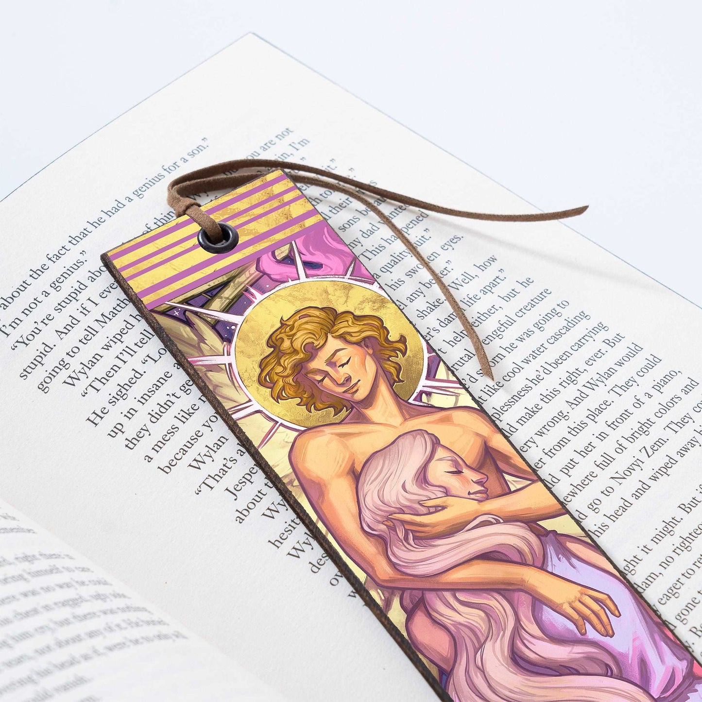 EROS AND PSYCHE WOODEN BOOKMARK - WB015 - Apnoia